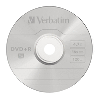 Медия, Verbatim DVD+R AZO 4.7GB 16X MATT SILVER SURFACE 1 брой