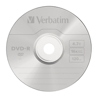 Медия, Verbatim DVD-R AZO 4.7GB 16X MATT SILVER SURFACE 1 брой