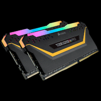 Памет Corsair DDR4, 3200MHz 16GB (2 x 8GB) 288 DIMM, Unbuffered, 16-18-18-36, Vengeance RGB PRO black Heat spreader,RGB LED, 1.35V, XMP 2.0, TUF Gaming Edition