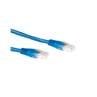 Ewent Мрежов пач кабел cat.6, UTP CCA 10м, син, булк