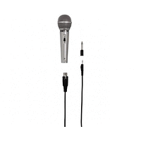 Аудио микрофон HAMA DM-40, сив, 3м кабел. 6.3мм адаптер