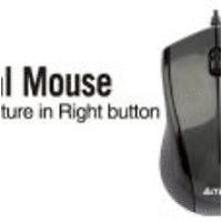 Оптична мишка OP 400-2 скр. USB черно + червено