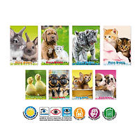 Тетрадка А5 UV Photo Animal, 42 л. ред, 80 г/м2