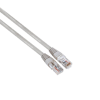 Мрежов пач кабел cat.5e, 10м, FTP/UTP, екраниран,сив,булк опаковка