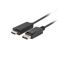 Кабел, Lanberg display port (M) V1.1 -> HDMI (M) cable 1.8m, black