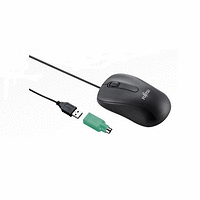 Оптична мишка FUJITSU M530, 1200dpi, USB/PS2, Черна