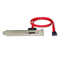 Signal Extension Cable eSATA 7pin Receptacle to SATA 7pin Plug 