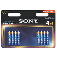 Батерия, Sony AM4PT-B4X4D Alkaline LR3 Stamina Platinum 1брой, AAA