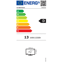LG 24BA550-B, 23.8" IPS LED AG, 200cd/m2, Full HD 1920x1080, 100Hz, sRGB 95% , D-Sub, Display Port, HDMI, USB 5 Gbps, Speaker 2W x 2, Tilt, Height, Swivel, Pivot, Reader Mode, LG Switch app, Blac