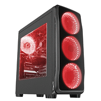 Genesis Case Titan 750 Red Midi Tower Usb 3.0