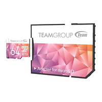 Карта памет Team Group Color Card II 64GB Micro SDHC/SDXC UHS-I U3 + SD Adapter