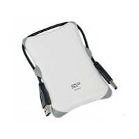 Външен хард диск SILICON POWER  Armor A30 , 2.5, 2TB, USB3.1, Бял