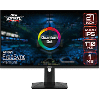 MSI G274QPF E2, 27&quot;, Rapid IPS, 1ms, 180Hz, AG, WQHD 2560x1440, Adaptive-Sync, DisplayHDR 400, NIGHT VISION, 1x DP(1.4a), 1x USB Type C (DP Alt, PD 15W), 2x HDMI (2.0b), 400 nits, Heigh Adj. 130m