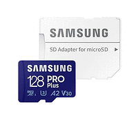 Памет, Samsung 128GB micro SD Card PRO Plus with Adapter, Class10, Read 160MB/s - Write 120MB/s