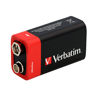 Батерия, Verbatim ALKALINE BATTERY 9V 1 PACK (HANGCARD)