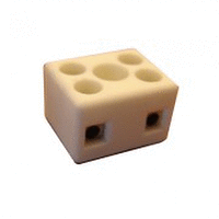 Лустер клема 2P, 4 мм2, КЕРАМИКА