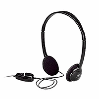 Logitech Dialog-220 Black Stereo Headphone OEM