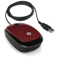 HP X1200 Wired Red Mouse-мишка за комютър