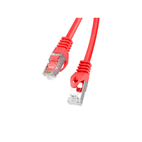 Кабел, Lanberg patch cord CAT.5E FTP 1m, red