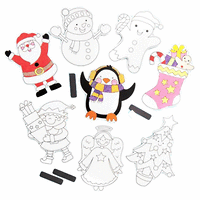 Магнитни коледни фигури К-кт 12бр.