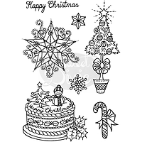 печати А6 - Made in England ART CLEAR Stamps 