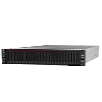Lenovo ThinkSystem SR665 V3, AMD EPYC 9174F (16C, 4.1GHz, 256MB Cache, 320W), 32GB (1x32GB, 4800MHz 1Rx4  DDR5 RDIMM), No Backplane, No RAID, NA, 1x1800W Titanium, 5 Performance Fans, XCC Platinum, To
