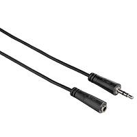 Аудио удължителен кабел HAMA 122314, 3.5мм стерео жак мъжки/женски, 3м