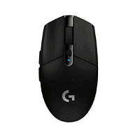 Logitech G305 Wireless Mouse, Lightsync RGB, Lightspeed Wireless, HERO 12K DPI Sensor, 400 IPS, 6 Programmable Buttons, Black