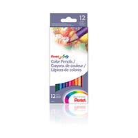 Моливи цветни Pentel Arts 12 цвята