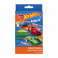 Моделин Kite Hot Wheels 12 цвята, 200g 