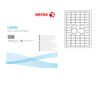 Етикети Xerox 38.1х21.2 mm A4 100 л. 65 етикета, заоблени 