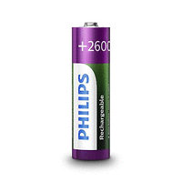 Презареждаща батерия HR6 AA, 2600 mAh, 2-blister 1брой Philips