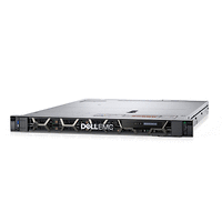 Dell PowerEdge R450, Chassis 4x 3.5&quot;, Intel Xeon Silver 4310, 16GB, 1x480GB SSD, Rails, Bezel, Broadcom 5720 Quad Port 1GbE BASE-T Adapter, OCP NIC 3.0, PERC H755, iDRAC9 Enterprise 15G, Redundan