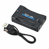 Видео конвертор Estillo ASK-ST001, Scart към HDMI, черен
