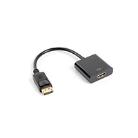 Адаптер, Lanberg adapter display port (m) -> HDMI (f), 10cm cable