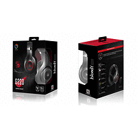 Геймърски слушалки A4TECH Bloody G220, Микрофон, Черно/Червено