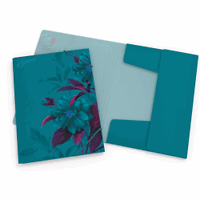 Папка с 3 капака и ластик NIGHT ILLUSION Erich Krause