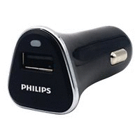 Philips автомобилно forрядно устройство for USB устройства, 5V/2.1A, с вкл. USB кабел 