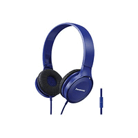Panasonic олекотени стерео слушалки с наушници, микрофон, сини 