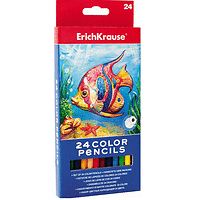 Цветни моливи 24 цвята шестоъгълни Erich Krause