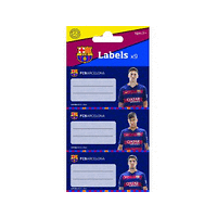 Етикети за тетрадки FCBarcelona /Real madrid 