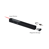 Лазерна показалка A4tech LP15, Laser Червен, Безжична 2.4G, Черна