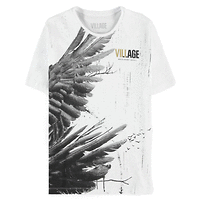 Тениска Bioworld Difuzed Resident Evil - Village Wings White T-Shirt, Size S