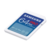 Памет, Samsung 64GB SD Card PRO Plus, UHS-I, Read 180MB/s - Write 130MB/s