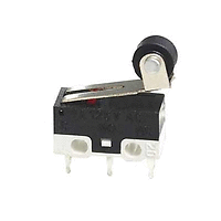 Прекъсвач краен (ON)-ON, 1A/250VAC, лост с ролка 12 мм