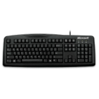Клавиатура Microsoft Wired Keyboard 200 USB English Black