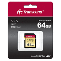 Памет, Transcend 64GB SD card UHS-I U3, MLC