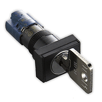 Превключвател с ключ 2хON-OFF плосък ключ 4A/250V RAFI