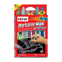 Пастели FATIH METALLIC восъчни 6 цвята