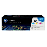 Касети 3 бр. HP 125A CYM Tri-Pack LaserJet Toner Cartridge 